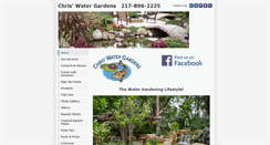 Desktop Screenshot of chriswatergardens.com